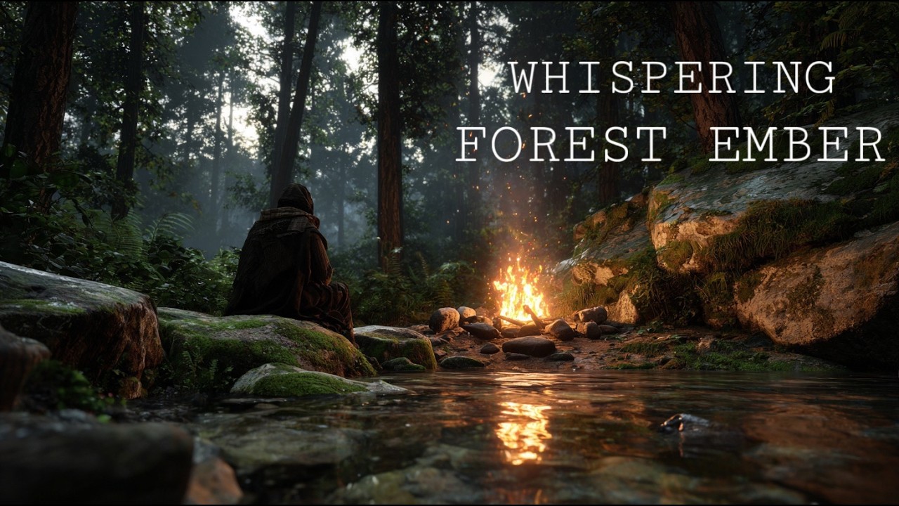 Whispering Forest Ember 🌲 Medieval Fantasy Ambient for Focus & Rest | 1 Hour