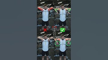 Upright Rows mistakes! Here is a video showing the wrong way vs the right way of performing!