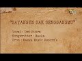 Dwi Putra - Sayangen Sak Senggangmu (Official Lyric Video)