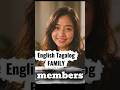 English Tagalog Tutorial - FAMILY MEMBERS #TutorialPH #EducationPH #LanguageLearning #PinoyTutorial