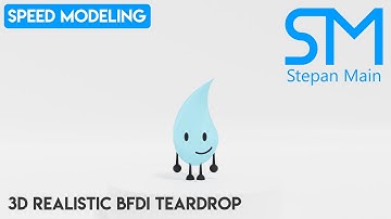 Speed Modeling - 3D Realistic BFDI Teardrop in Blender