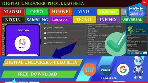 UNLOCKER Digital 1.1 .1.0 Beta/All Mobile Unlock One Click Free Tool/By MRS UNLOCKING