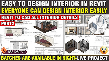 (Part 2)Bedroom Details In Revit Software-Now Interior Is Easy To Design/#video #homedecor #home