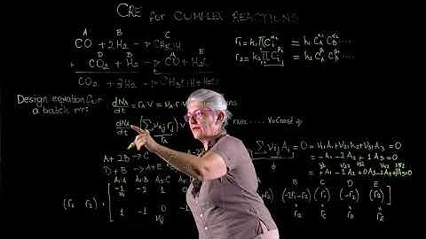 8.2 - DESIGN EQUATION FOR A BATCH REACTOR