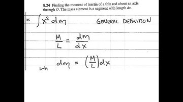 Rotational Inertia of Rod by Integration