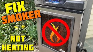 How to FIX Masterbuilt electric smoker not heating up | Smoker not getting hot |  MES smoker