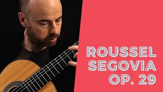 French Guitar Music Segovia op 29 by A Roussel played by Lorenzo Micheli