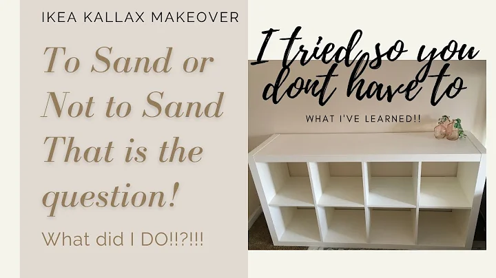 DIY IKEA Kallax Transformation Makeover, How to and Not to Paint Ikea Furniture
