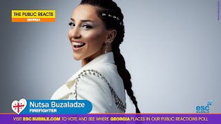 🇬🇪 Georgia – Nutsa Buzaladze – Firefighter (The Public Reacts: Eurovision 2024)