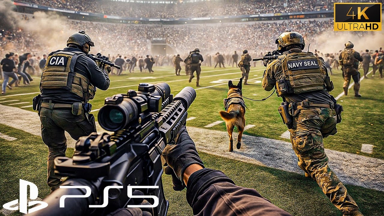 Navy Seals Rescue Operation in Stadium | Realistic Immersive ULTRA Graphics Gameplay Call of Duty