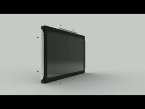 PCAP Touchscreen Monitor optical bonding anti-reflection glass high brightness kiosk hospital