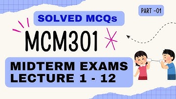 MCM301 | Communication Skills | Solved MCQs Part 1 | Important For Mid Term