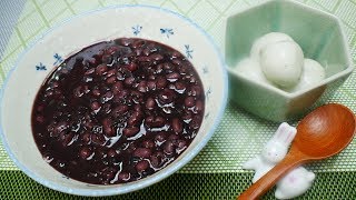 電鍋料理！男友想加分靠這道！紅豆紫米湯 | How to make Red bean purple rice soup