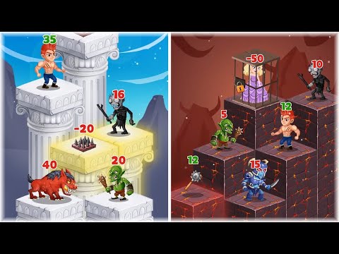 Hero Stack Tower Wars - Gameplay Walkthrough All Levels 1-25 (Android, iOS)