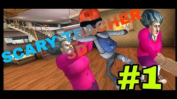 scary teacher 3D #1  Find mouse trap and place it on the table