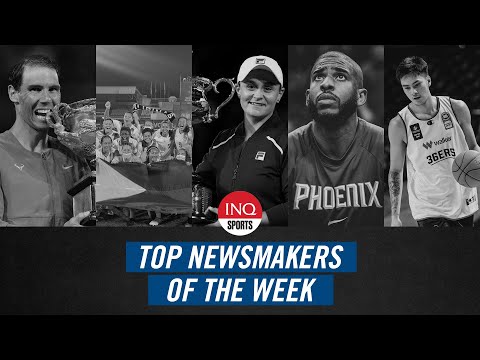 Sports Newsmakers (Jan. 24-31): Nadal, PH women's football team, Barty, Suns, Sotto