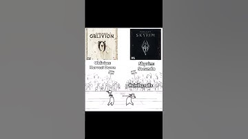 Thumbnail of Oblivion vs Skyrim music #music #elderscrolls #skyrim #oblivion