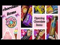 opening chocolate items, चॉकलेट से भरी हुई #mom's kitchen 💖🍫❤️😋🍫🍫
