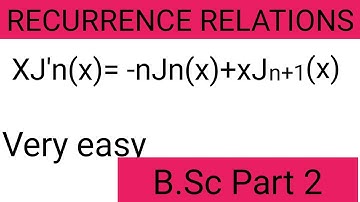 Recurrence Relation of Bessel