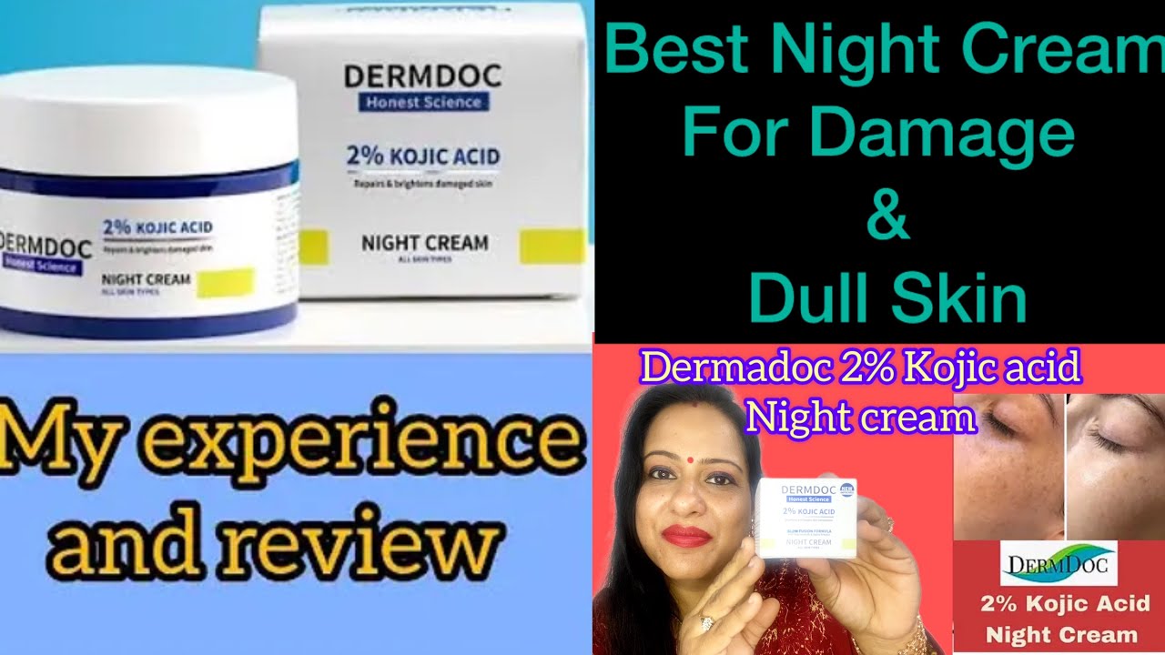 New ♥️DERMDOC 2% KOJIC ACID NIGHT CREAM FOR HYPERPIGMENTATION 