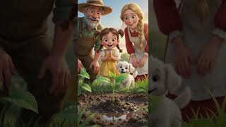 A Mysterious Golden Seed Brings a Miracle to the Village 🌾💛 #Shorts