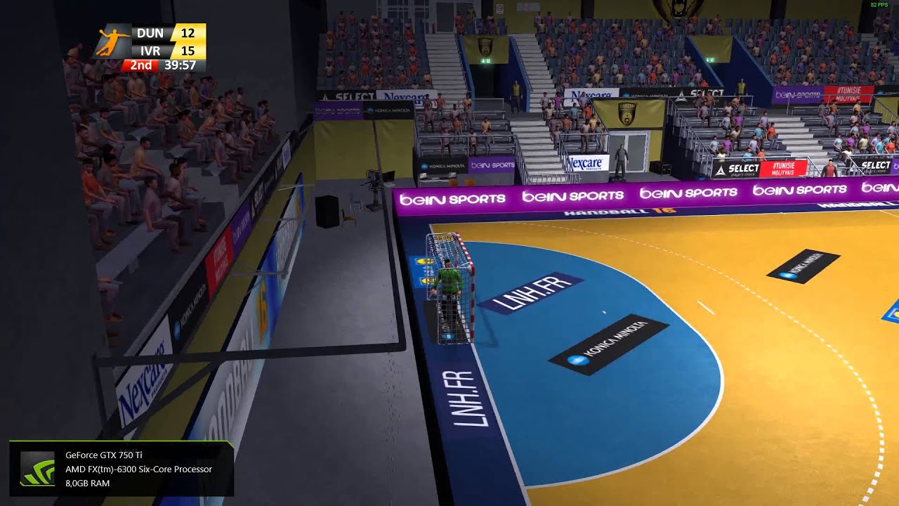 Handball 16 [FR] Mode saison 1er match USDK Ivry (partie 2) YouTube