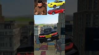 Flying Car Stunt Jump in City 😱 Extreme Driving Simulator #Shorts