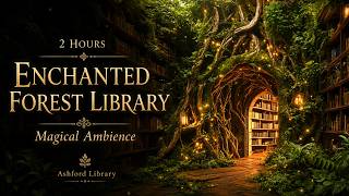2 Hours of Mystical Forest Music | Firefly Library Ambience 🍃