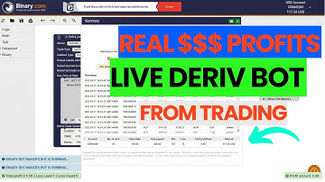 Live Binary Deriv Bot - Sweet Touch Binary Deriv Bot | Secure Safe Profits Binary Deriv Bot