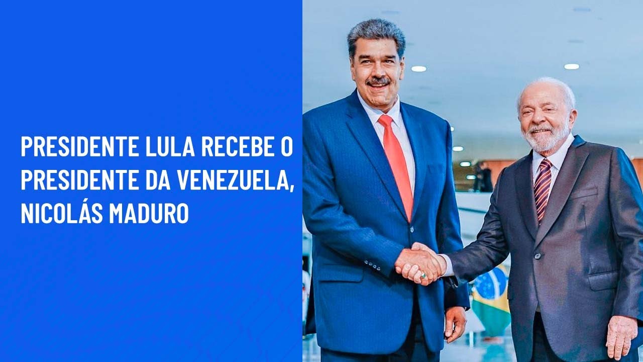 Presidente Lula recebe o Presidente da Venezuela, Nicolás Maduro