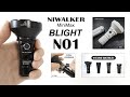 NIWALKER MiniMax BLIGHT N01 V1.0 - Long range EDC thrower with Type-C charging - 18350/18650 tubes