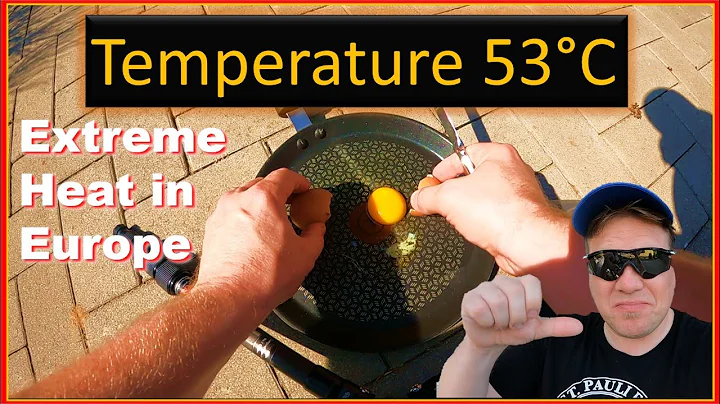 🍳Frying egg under HOT sun🌞! Does it work? ➕5️⃣3️⃣🔥. Heat wave in Europe!