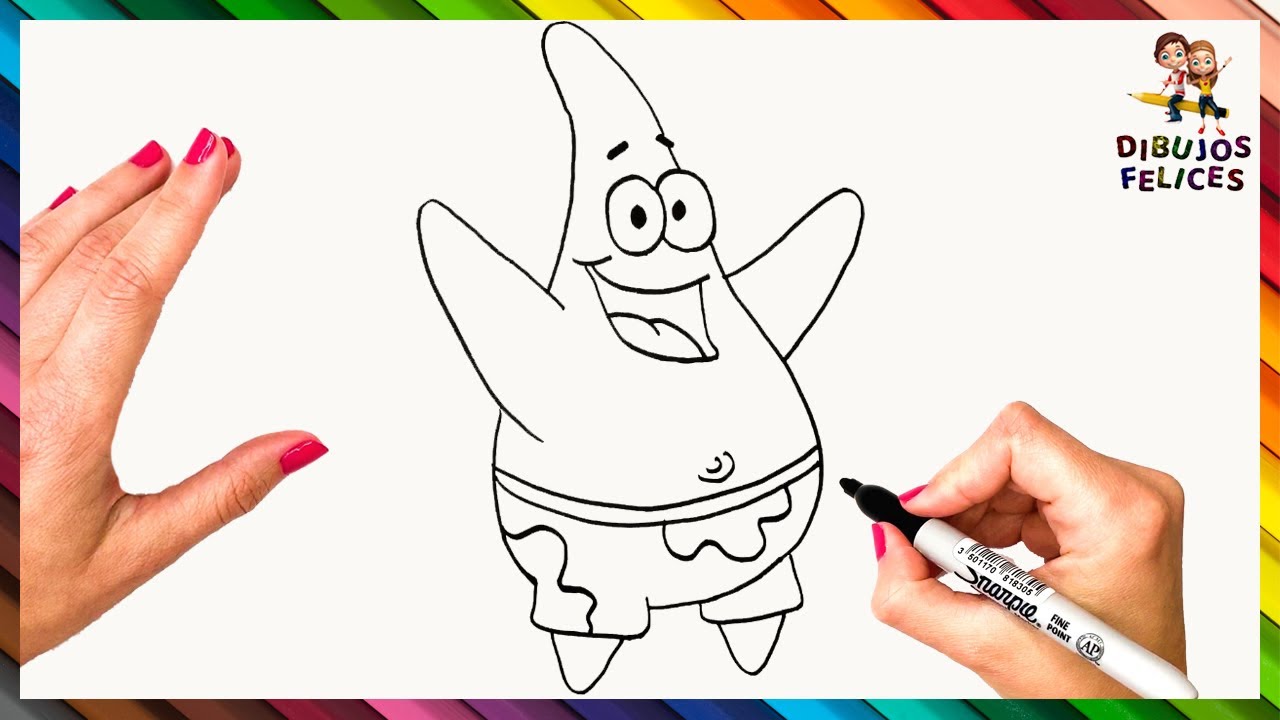 Cómo Dibujar A Patricio De Bob Esponja - thptnganamst.edu.vn