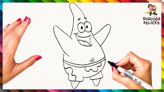 Cómo Dibujar A Patricio De Bob Esponja