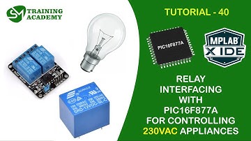 Interfacing Relays with PIC16F877A microcontroller