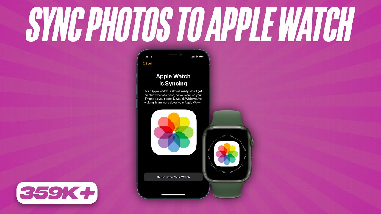 How To Sync IPhone Photos To Apple Watch YouTube