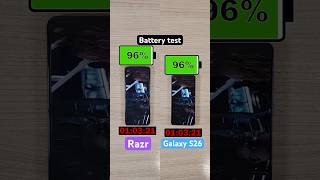 Motorola Razr vs Samsung Galaxy S26 battery test!