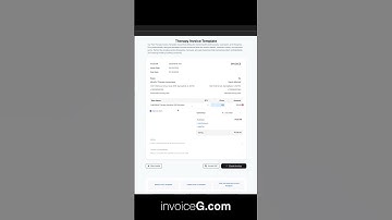Therapy Invoice Template #invoicegenerator #invoicetemplate