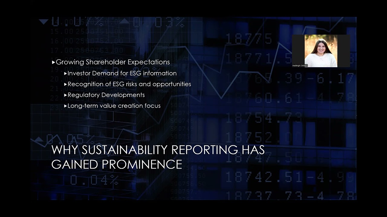 The Importance of Sustainability Reporting