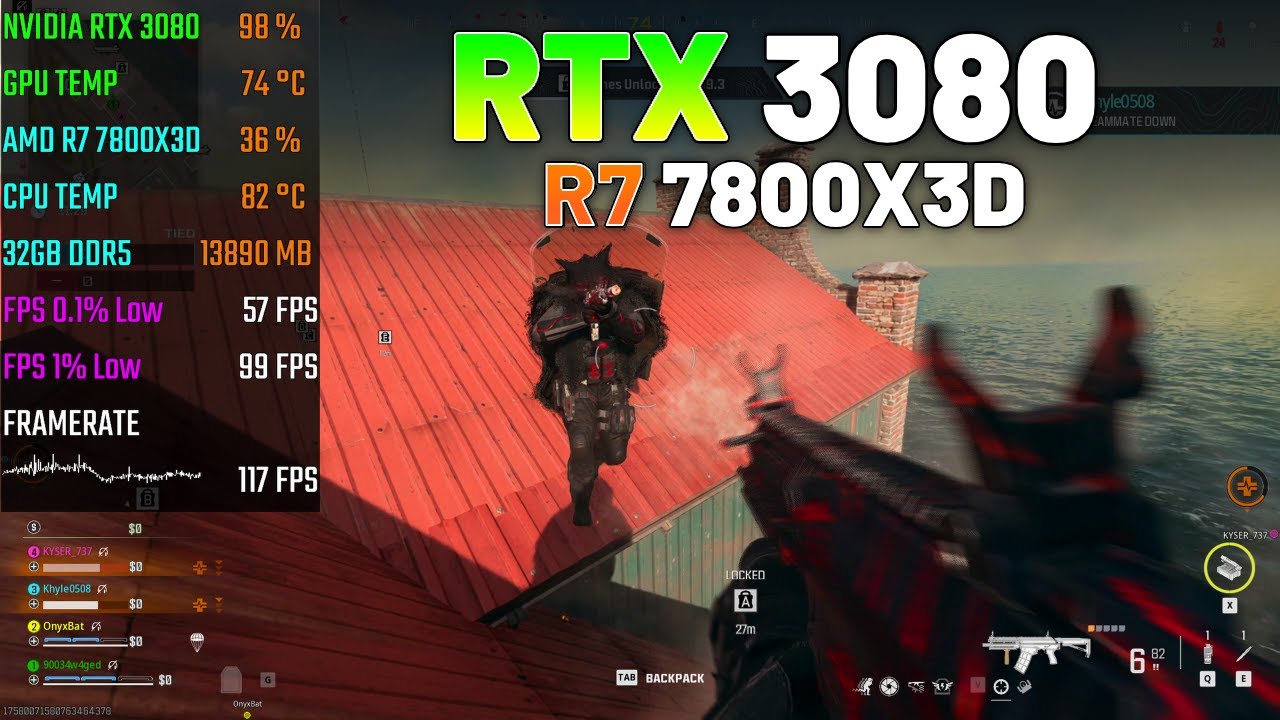 RTX 3080 + RYZEN 7 7800X3D | Call of Duty: Warzone 3 | 1440p - YouTube