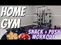 NEW HOME GYM | Chest &amp; Shoulders Workout