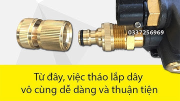 Khớp nối nhanh dây cấp nước đầu vào máy xịt rửa áp lực cao, máy rửa xe gia đình Minh Dung Store