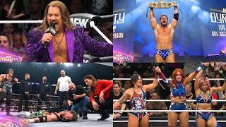 Aew Dynamite 040126 Results- Chris Jericho Returns, Mjf Wins, Death Riders Destroys Ospreay
