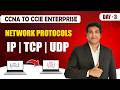 Learn Enterprise Network Protocols Like Internet Protocol(IP), TCP and UDP, Packet Processing
