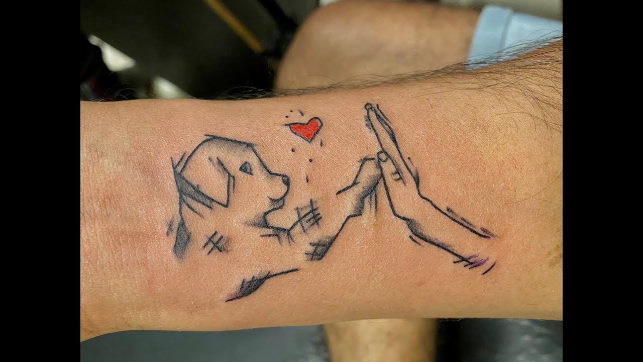 Dog Memorial tattoo for my Bella done by Chyenne at Metamodern Tattoo (SE  Georgia). She brought such a special piece to life for me and I'll always  be appreciative. Done early January