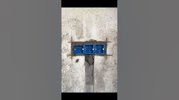 cách lắp ổ điện chôn tường #kiến_thức_xây_dựng #chung_xây_dựng #xây_dựng