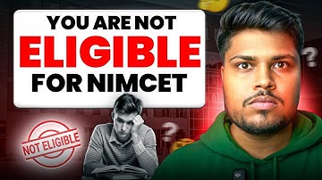 Nimcet 2025: Eligibility Criteria😳