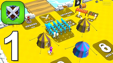 Clash Commander My Mini Army - Gameplay Walkthrough Part 1 Stickman War Army Commander (Android)