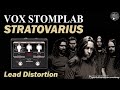 VOX STOMPLAB 1G, 2G Lead Distortion / Stratovarius style.