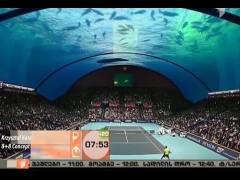 ტენისის კორტი წყალქვეშ